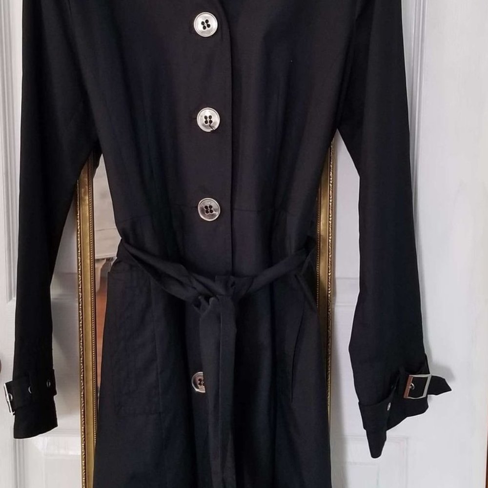 Pendleton Pea Coat - Black - Silver Buttons - Picture 3 of 16